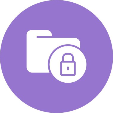 Secure Folder icon, vector illustration