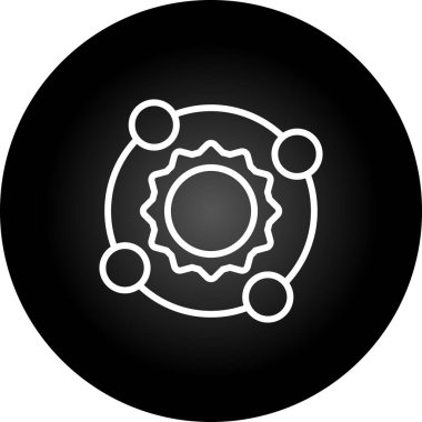 güneş web simgesi basit tasarım 