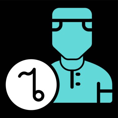 user icon, vector illustration simple design