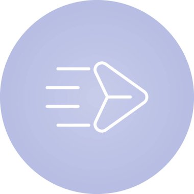 posta simgesi, vektör illüstrasyonu basit tasarım gönder