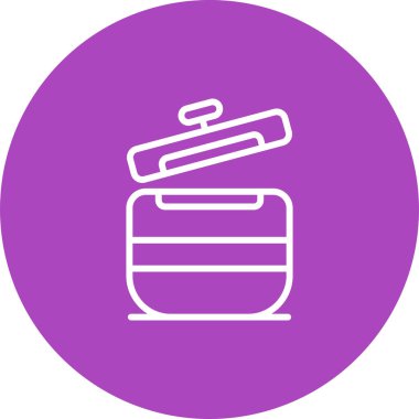 pot web simgesinin vektör illüstrasyonu