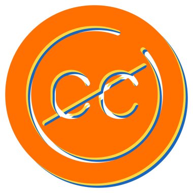 Uygulamalar ve web siteleri için kapatılan altyazı veya altyazı düz vektör simgesi