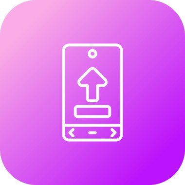 Web simge vektör çizim upload