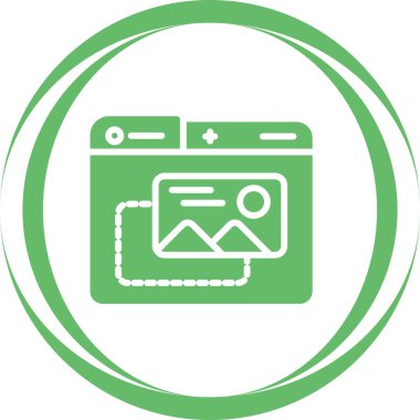  Resim simgesi. Grafiğin vektör illüstrasyonu