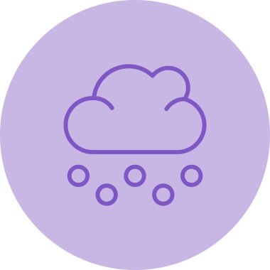 bulut web simgesi, basit illüstrasyon