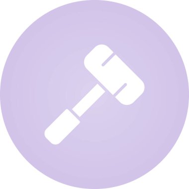 Balyoz. Web simgesi basit illüstrasyon 