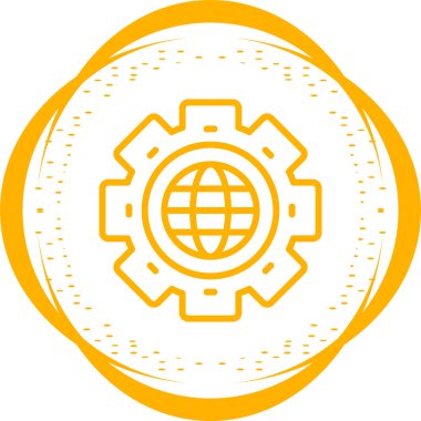 İnternet web simgesi, vektör tasarımı 