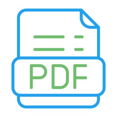pdf dosya biçimi vektör illüstrasyonuName