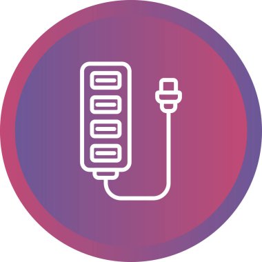 USB İnbot modern simgesinin vektör çizimi 