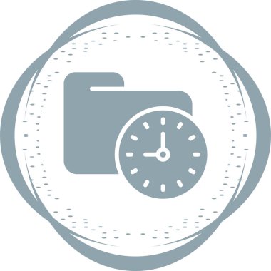 belge web simgesi, vektör illüstrasyonu