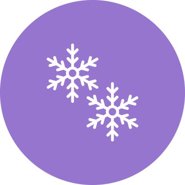 Kar Tanesi simgeleri, basit web resimlemesi