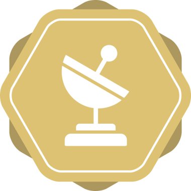 Anten. Web simgesi basit illüstrasyon