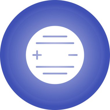 pil ağ simgesi, basit vektör illüstrasyonu