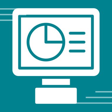 Web simgesi, vektör illüstrasyonu izleniyor