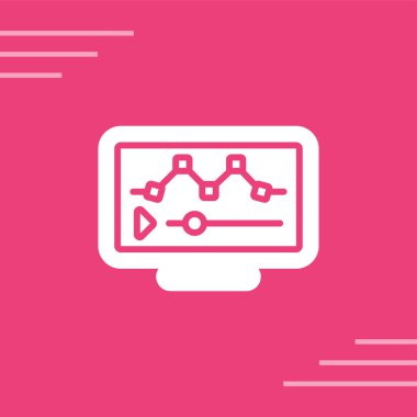 Modern görüntü düzenleme simgesinin vektör illüstrasyonu