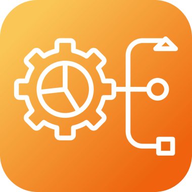 Kaynak Tahsis simgesi beyaz arkaplanda izole edildi 