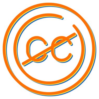 Uygulamalar ve web siteleri için kapatılan altyazı veya altyazı düz vektör simgesi