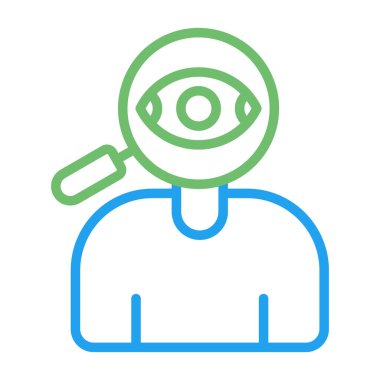 İş içgörü simgesi, vektör illüstrasyonu basit tasarım