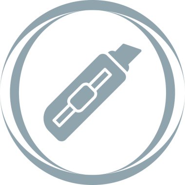 Bıçak. Web simgesi basit illüstrasyon