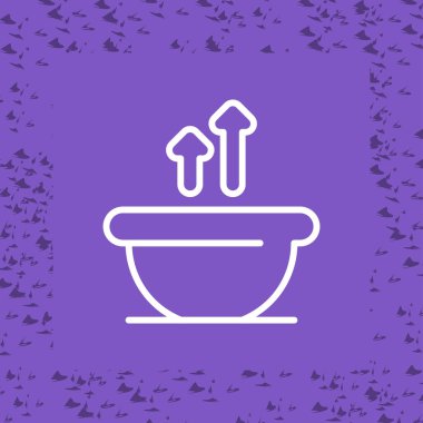 Çorba. Web simgesi basit tasarım