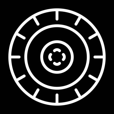 hedef ağ simgesi, vektör illüstrasyonu