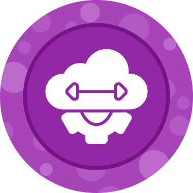  Elastisite Web simgesi vektör illüstrasyonu 