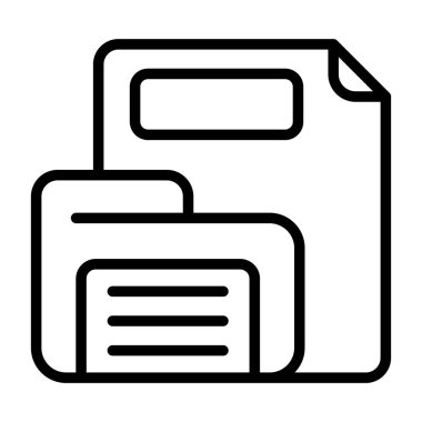 dizin simgesi, vektör illüstrasyonu basit tasarım