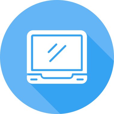 dizüstü bilgisayar web simgesi, vektör illüstrasyonu