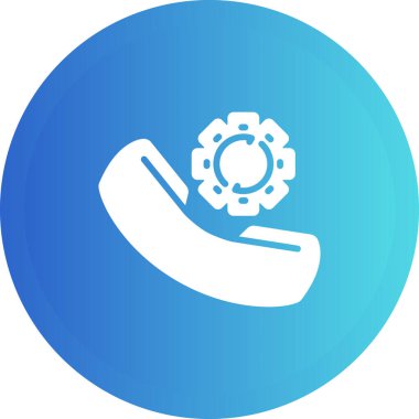 telefon arama simgesi, vektör illüstrasyonu 