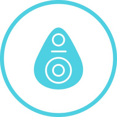 Bluetooth İzleyiciler web simgesi, vektör illüstrasyonu