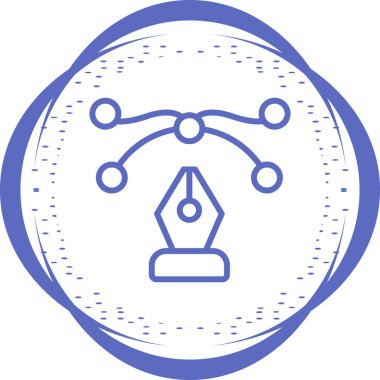 Arkaplanda basit vektör simgesi