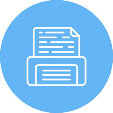 belge web simgesi, vektör illüstrasyonu