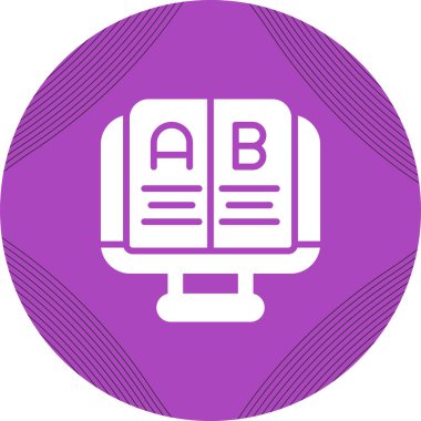 Test simgesinin vektör illüstrasyonu