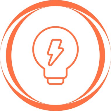 Bir fikrim var. Web simgesi basit illüstrasyon 