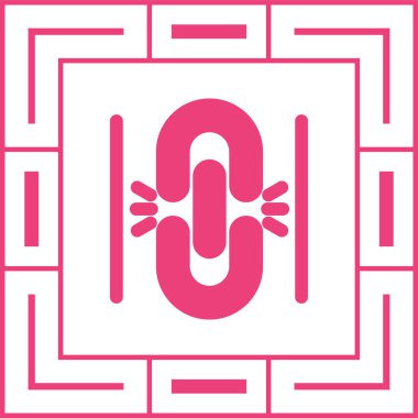 Bağlantıyı koparma simgesinin vektör illüstrasyonu