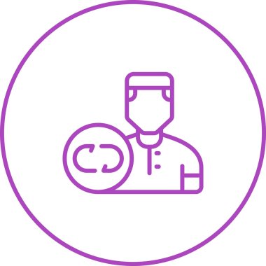 user icon, vector illustration simple design