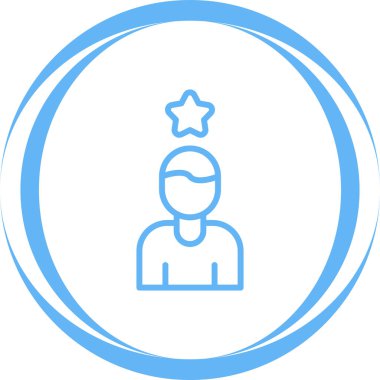 Üstün ağ simgesi vektör illüstrasyonu