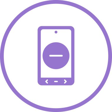 Simge işaret vektörü illüstrasyonunu sil 