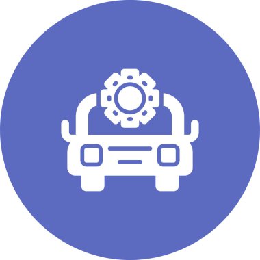 araba simgesi tasarımı, web illüstrasyonu