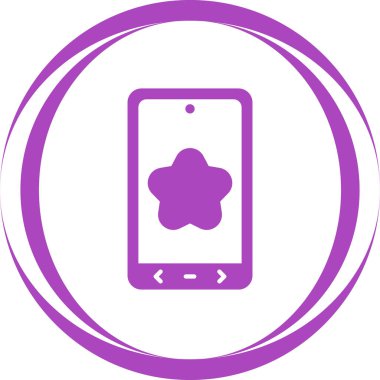 Yıldız. Web simgesi basit illüstrasyon