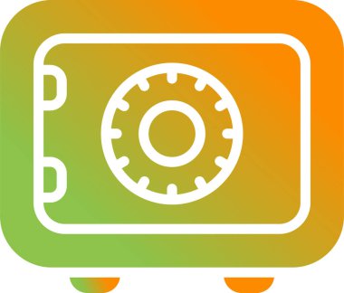 Güvendesin. Web simgesi basit illüstrasyon      