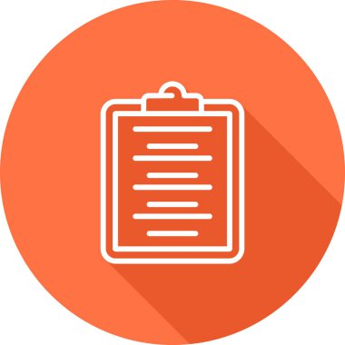 Yazı tahtası. Web simgesi basit illüstrasyon