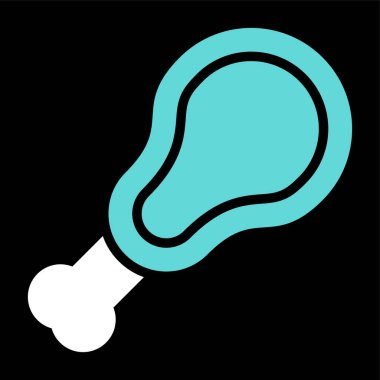 Tavuk ağı simgesi, basit vektör illüstrasyonu