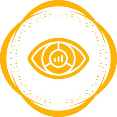 Veri Görselleştirme simgesi, vektör illüstrasyonu 