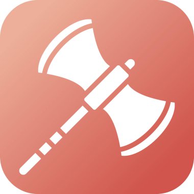 Balta. Web simgesi basit illüstrasyon