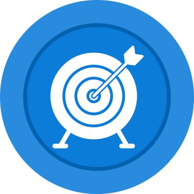 hedef ağ simgesi, vektör illüstrasyonu