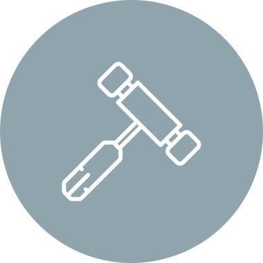 Çekiç ağı simgesi, vektör illüstrasyonu 