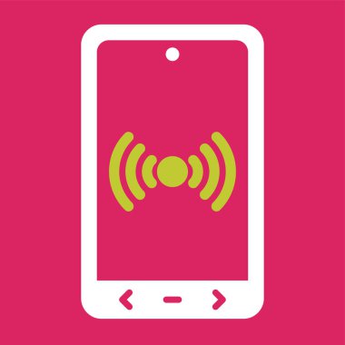 Sıcak nokta simgesi, basit vektör illüstrasyonu