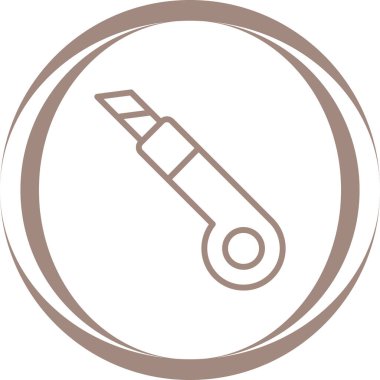 Cıvata kesici. modern simge web basit illüstrasyon