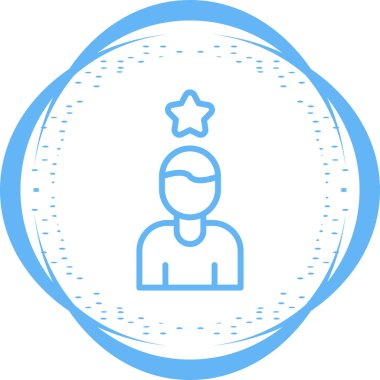 Üstün ağ simgesi vektör illüstrasyonu